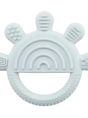 Adore Tusk Pro Silicon Teether - Hi 5 Theme Blue