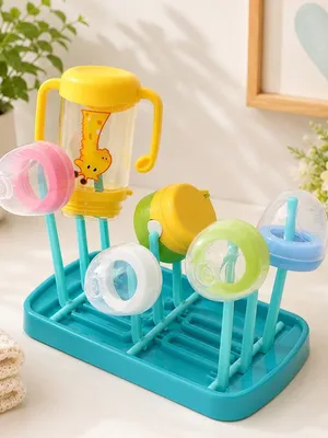 Adore Bottle Drying Rack - Blue