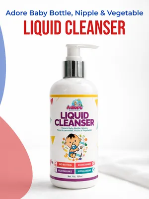 Adore Baby Bottle, Nipple & Vegetable Liquid Cleanser 300ml