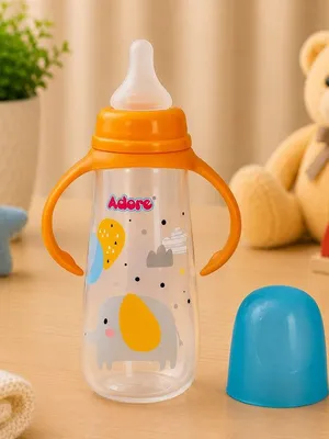 Adore England Narrow Neck Feeding Bottle-250ml - Blue