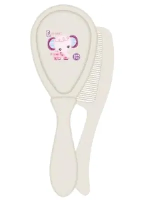Adore Smarty Baby Hair Brush & Comb Set- Pink Elephant