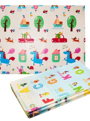 Adore Crawly Baby Crawl n Play Mat - Combo 1 (Light color)