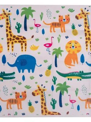 Adore Printed Insta Dry Sheet 70 * 100 cms - InstaDry Water Absorbent Baby Bed Protector Sheet- White printed