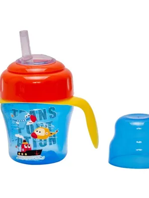 Adore Upsilon Straw Sipper with Twin Handle 150 ml - Transport