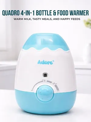 Adore Quadro 4 in 1 Bottle & Food Warmer - Blue