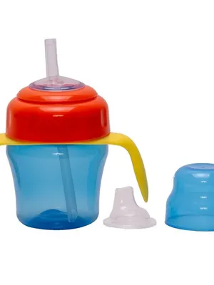 Adore Omega 2 Stage Spout & Straw Sipper with Twin Handle -150 ml