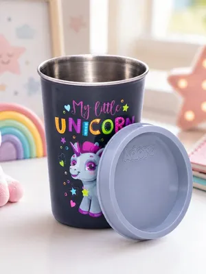 Adore Pro Numero Uno! The Character Printed Steel Tumbler 350mL - Unicorn