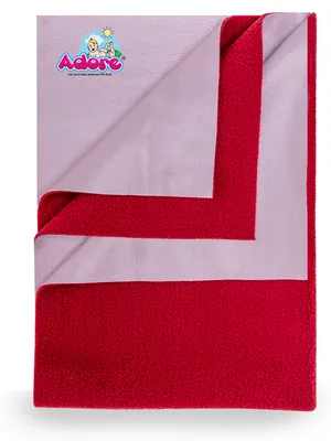 Adore Insta Dry Water Absorbent Baby Bed Protector Sheet - Small - 50*70cm - MAROON
