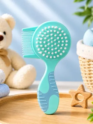 Adore Twinz Baby Brush & Comb Grooming Set - Green