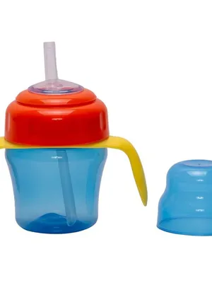 Adore Upsilon Straw Sipper with Twin Handle 150 ml - Basic