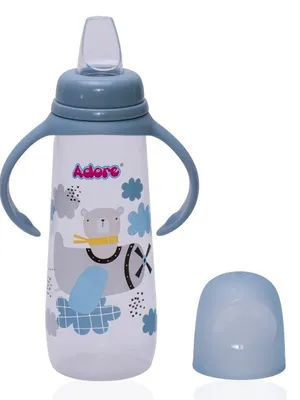 Adore Petite Sr! The Mini Soft Spout Sipper with Twin Handle 250ml -Blue