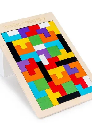 Wudly Wooden Basic Russian Block Puzzle (10mm)