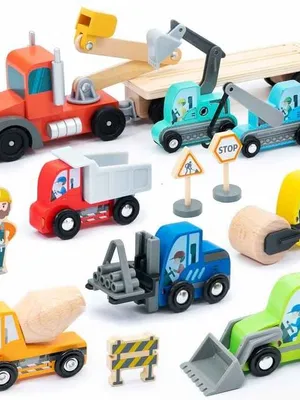 Wudly Wooden Construction Site Vehicles Carrier Truck