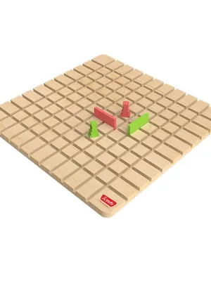 Wudly Wooden Barrier Minds Strategy Board Game