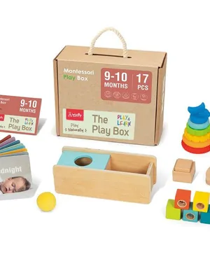 Wudly Montessori Wooden Educational Toy Box