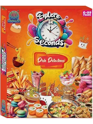 Explore in Seconds Dish Detectives Food Quiz Card Game