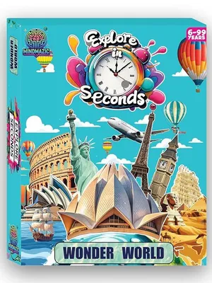 Explore in Seconds Wonder World Landmarks Quiz Card Game