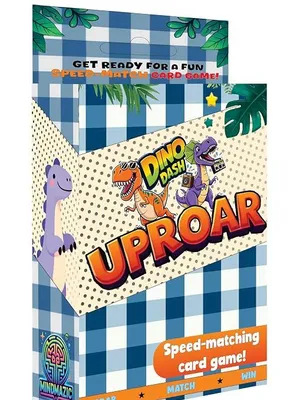 Dino Dash Uproar Speed-Match Dinosaur Card Game