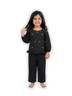 Midnight Charm Cotton Co-Ord Set — Infant