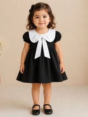 Bow Cotton Dress