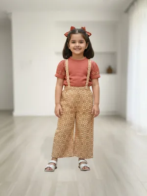 Desert Bloom Cotton Suspender Co-ord Set