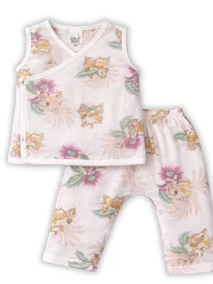 Floral Cub Cotton Baby Set