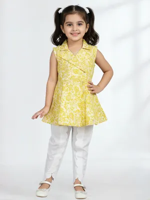 Sunshine Bloom Cotton Peplum Set — Infant