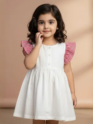 Candy Ruffle Cotton Dress