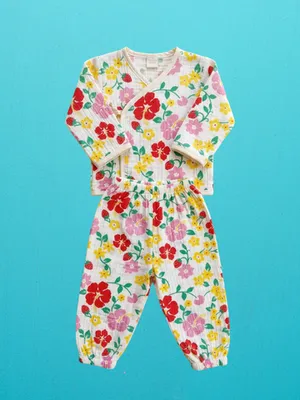 Blossom Garden Cotton Baby Co-ord Set