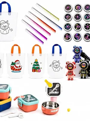 Avynest 5-in-1 Kids Birthday Party Favors & Return Gifts Combo