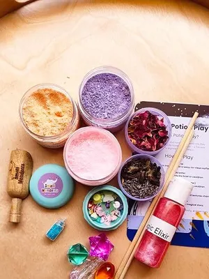 Small Wonders Rainbow Playdough Sensory Kit for Kids