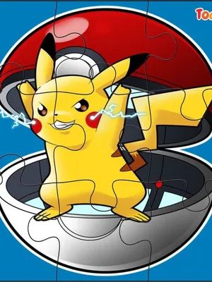 Todfod Wooden Jigsaw Puzzles Findin Pikachu Anime Cartoon Characters For Kids 54 Piece (54 Pieces)