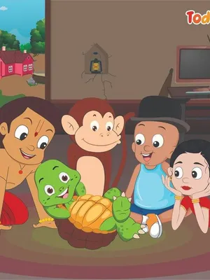 Todfod Wooden Jigsaw Puzzles Chhota Bheem Cartoon Characters For Kids (54 Pieces)