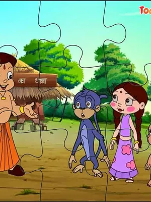 Todfod Wooden Chhota Bheem 54-Piece Jigsaw Puzzle for Kids – Educational Cartoon Puzzle Toy for Preschool Learning & Fun