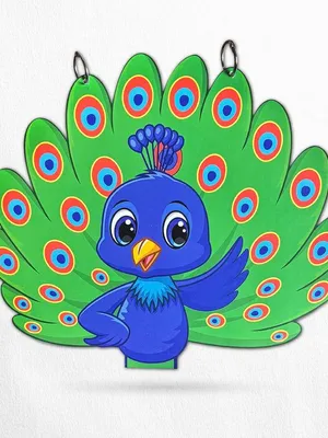 Todfod Peacock Shape Writing Book for Kids | Animal Shaped Handwriting Practice Workbook | Preschool Tracing & Drawing Activity Book | Early Learning Educational Book for Toddlers & Nursery Kids