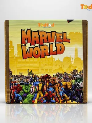 Todfod Wooden Marvel Avengers 160-Piece Panorama Jigsaw Puzzle for Kids – Educational Superhero Puzzle Toy