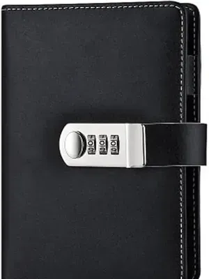 Waterproof Diary with Lock for Girls, Refillable Locking Diary with Pen A5 Cute Marble Notebook with Combination Lock,160 Pages locked journals for Women and Teen Girls - Solide Digital Lock Diary
