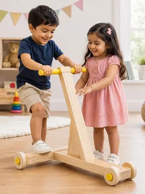 Wooden Push Walker - Walker cycle