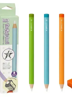 Pencil Shape Magic Eraser Set with Sharpener (3 Pcs) | Sharpenable Precision Erasers for Kids | School Supplies & Return Gifts