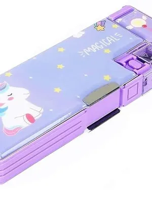 Multifunctional Magical Pencil Box for Kids, Boys & Girls - Pop Up Magnetic Organizer - Return Gifts (Magical Theme) - Magical Compass Box