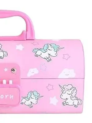 Unicorn Pencil Box Set with Eraser, Password Lock Case - Unicorn Pencil Box +Eraser UPB