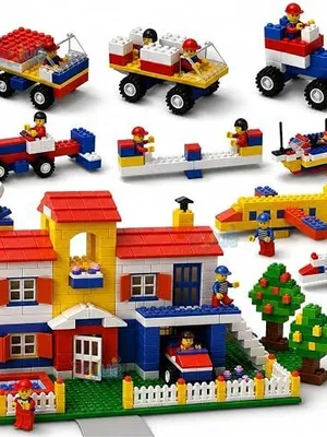 Coloured Jumbo Architect Building Blocks 900+ Pcs