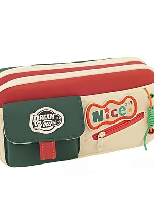 Large Capacity Cute Aesthetic Pencil Case with Multi Compartments, Multi-Pocket Pastel Pen Pouch Organizer with Zipper, Kawaii School Supplies Bag for Girls, Teens & Students - Dream yours Pocket