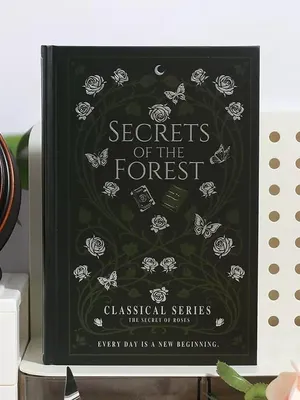 Vintage Aesthetic Notebook Set – Botanical & Fantasy Hardcover Journals, Decorative Blank Notebook Collection for Writing, Journaling, Gifts & Stationery Lovers (SECRETS OF THE FOREST)