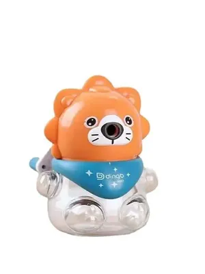 Automatic Electric Pencil Sharpener for Kids, Battery Operated with Dust Box, Cartoon Astronaut Design, for School, Home, Office & Return Gifts (Lion Sharpener)