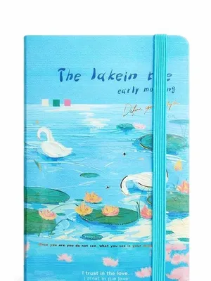 A5 Hardcover Notebook Diary with Elastic Band Closure | Cute Aesthetic Pastel Cover Journal | Ruled Writing Pages for Students, Office, Journaling & Daily | Premium Hardbound Notebook (Early Morning)