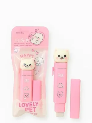 Adorable cat-Shaped erasers with Cute Packaging. Soft Material, Easy to Erase, Individually Packed for Kids and Students. Perfect for School, Art, and Gifts