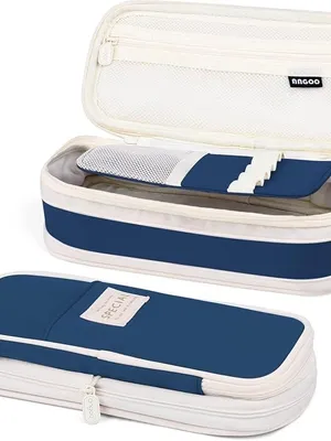 Big Capacity Pencil Cases with Compartments Pencil Pouch Aesthetic for Kids Teen Students, Expendable Stationery Organizer Pen Bag for College School Office - Special