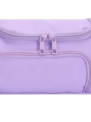 Travel Toiletry Organizer Bag for Men and Women | Waterproof Cosmetic Shaving Kit Storage Pouch with Double Zipper Compartments