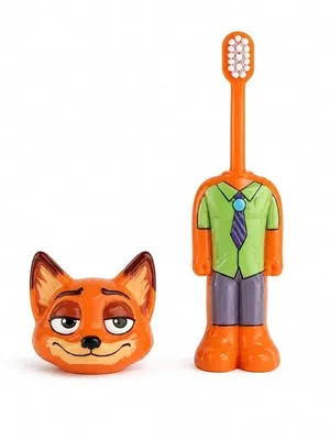 Kids Cartoon Toothbrush, Soft Bristle Manual Toothbrush for Children, Cute Police Character Design, Fun Daily Oral Care Toothbrush